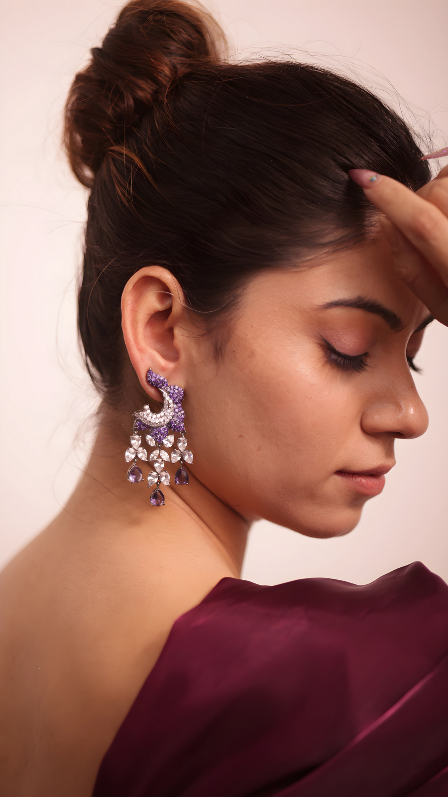 Regal Purple Earrings