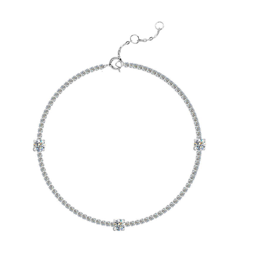 Delicate Moissanite Bracelet - Adrisya - Earrings