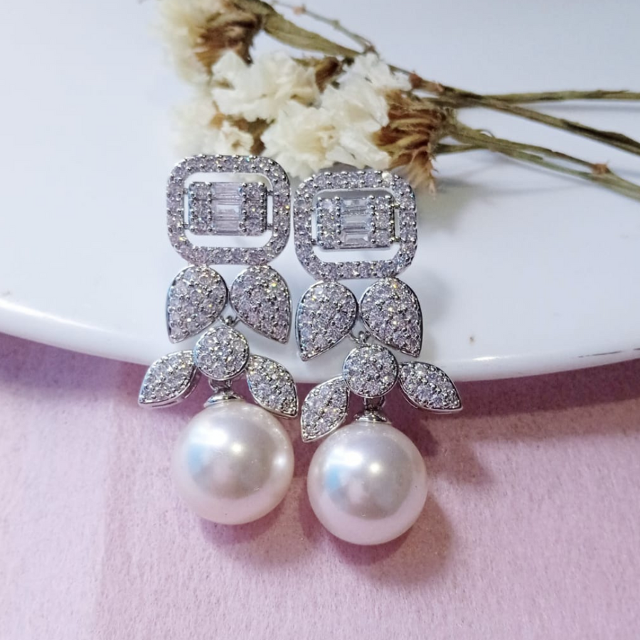 Pearl Drizzle Drops - Adrisya - Earrings