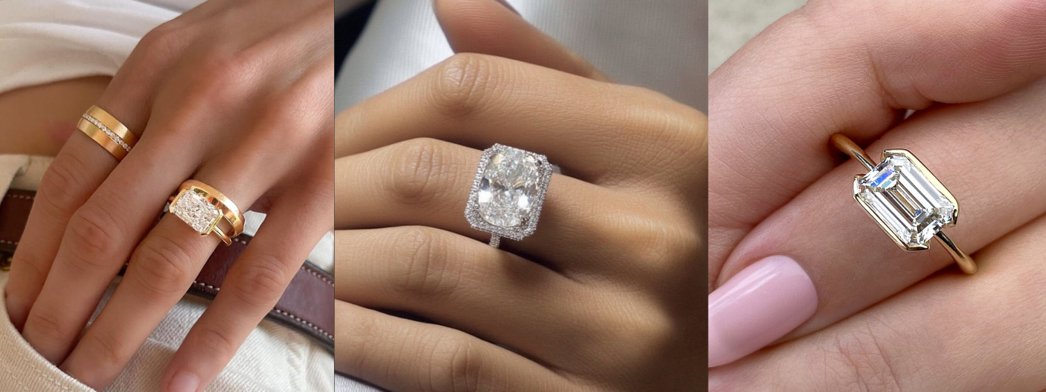 East-West Emerald-Cut Rings – Why Dubai Brides Are Turning the Stone Sideways in 2025 - Adrisya
