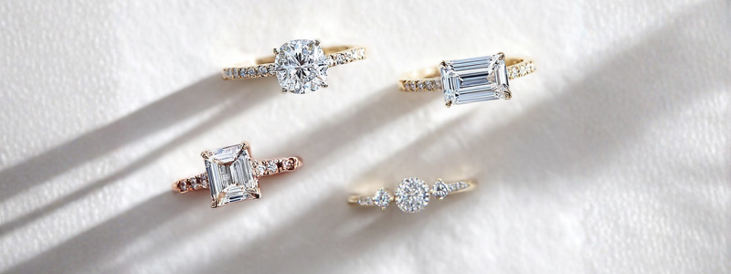 January 2026 European illusion technique Dubai – 1.50 ct emerald-cut with hidden halo under girdle, knife-edge 2 mm band, lock price before Q1 surge