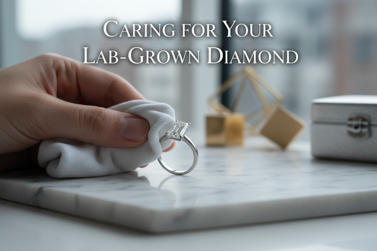 Caring for Your Lab-Grown Diamonds: A Complete Care Guide - Adrisya