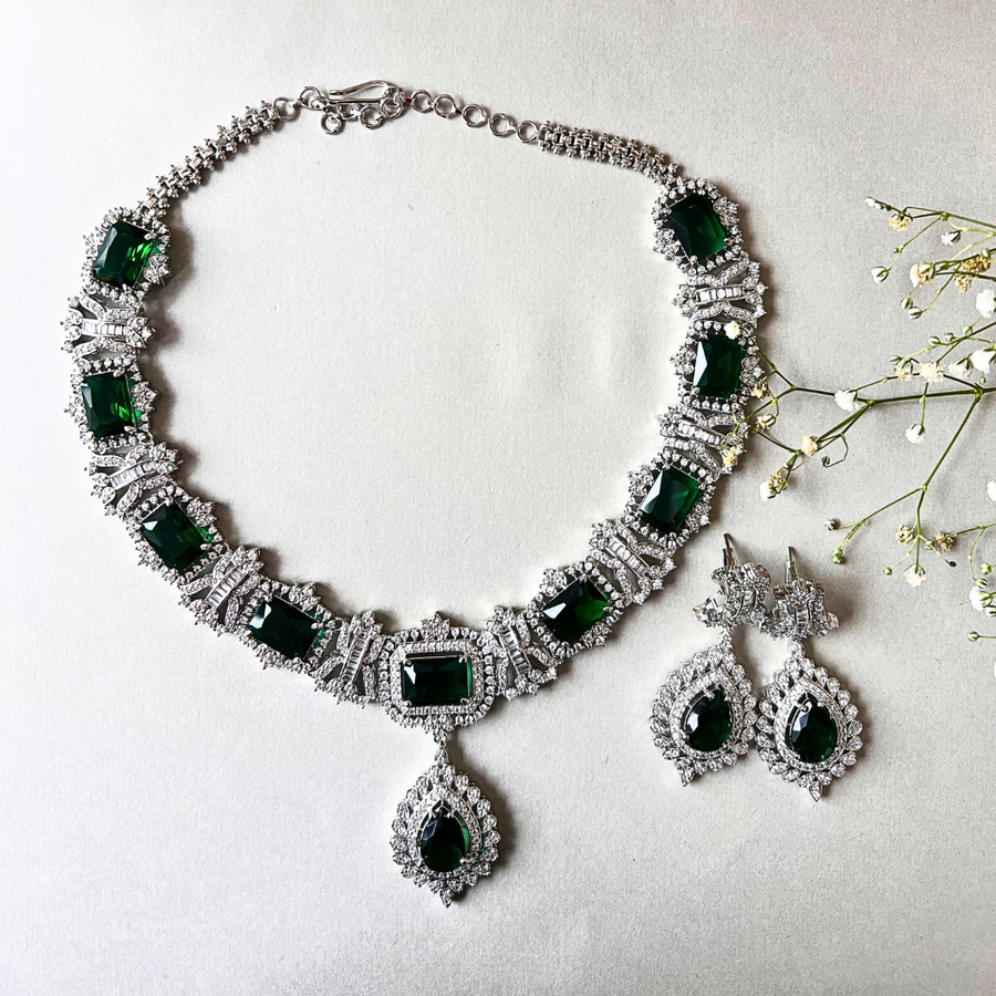 Forest Green Choker Set