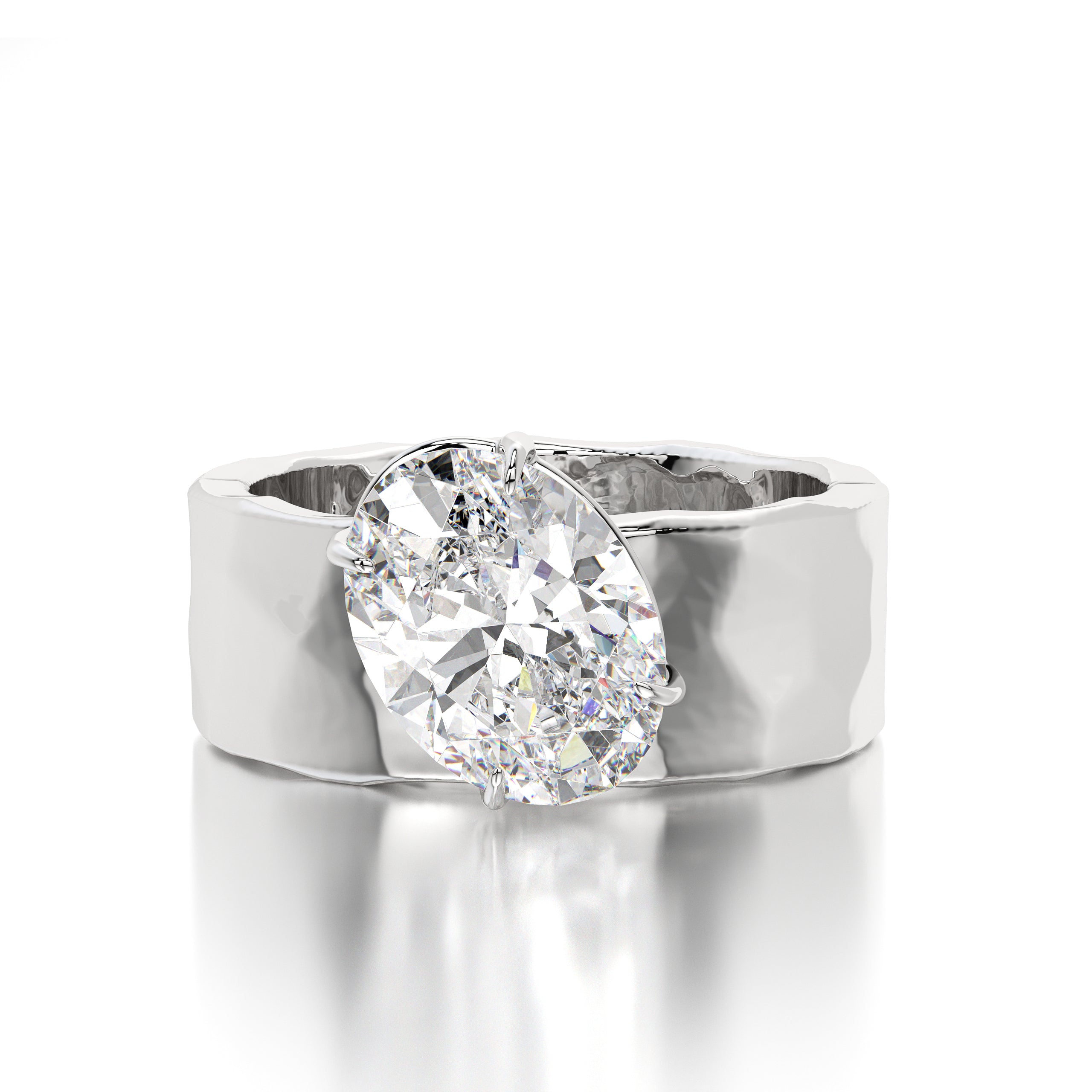 Layali Solitaire Ring - 4 Carat