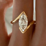 Solara Lab Diamond Ring - 3 Carats - Adrisya