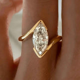 Solara Lab Diamond Ring - 3 Carats - Adrisya
