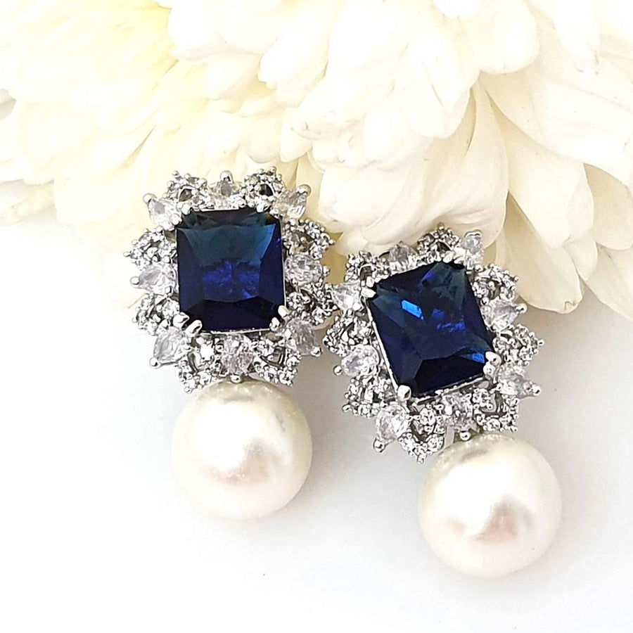 Starlight Blue Drops - Adrisya - Earrings