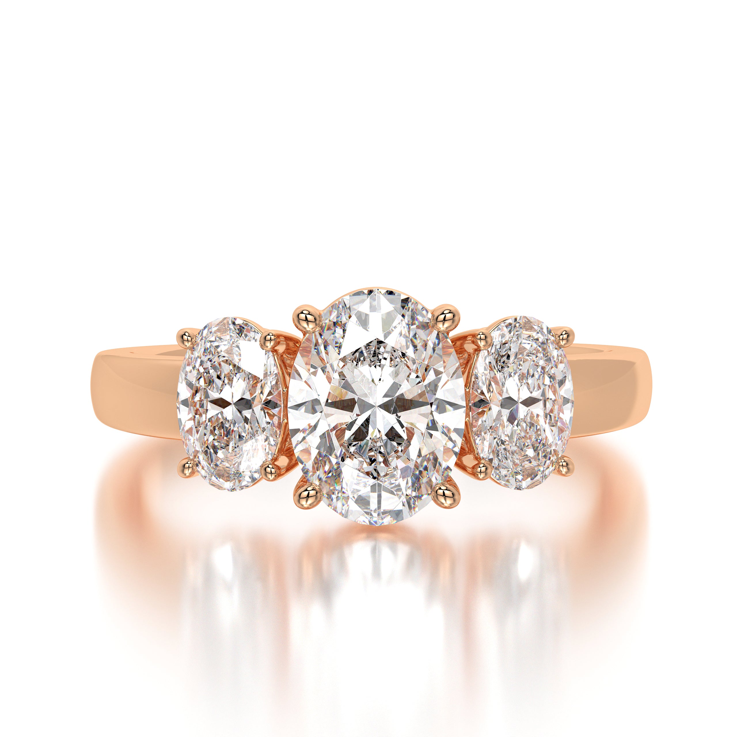 Tria Lab Diamond Ring - 3.2 Carats