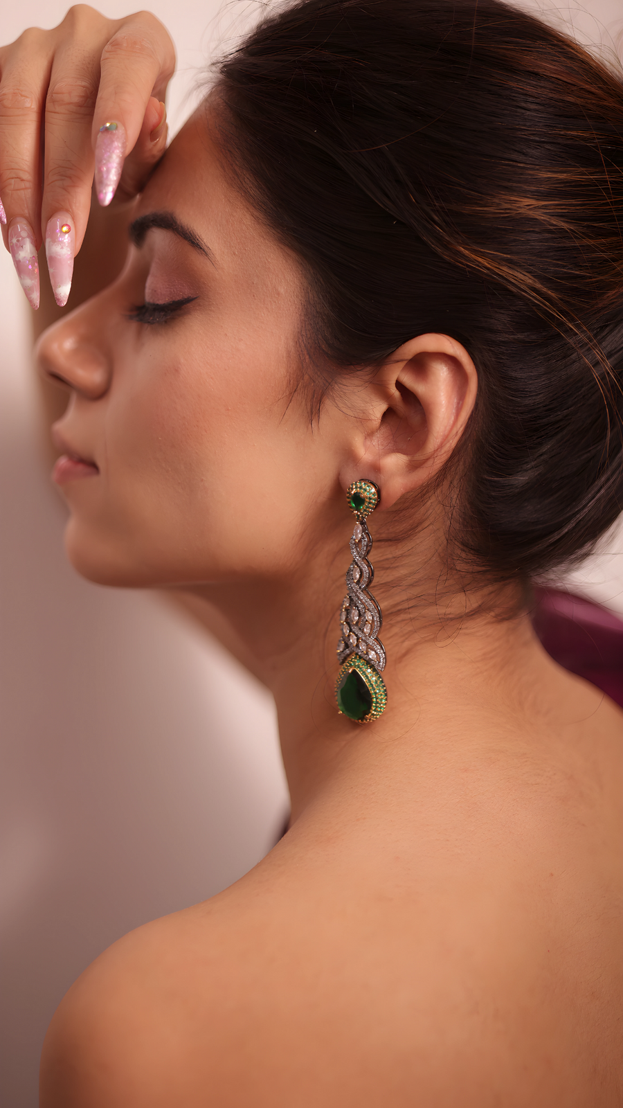 Enchanting Emerald Earrings