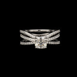 Lustre Moissanite Band