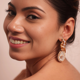 Peacock Kundan Earrings