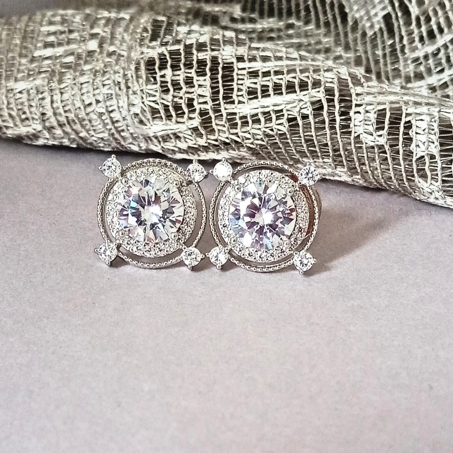 Silver Elegance Studs