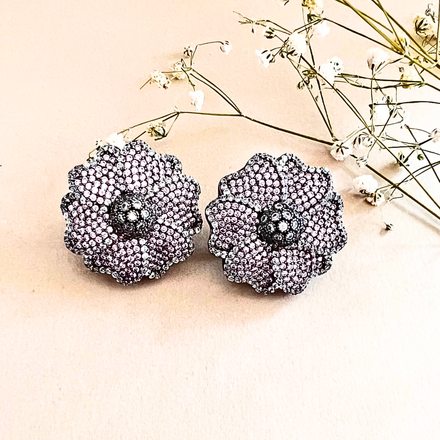 Pink Blossom Studs