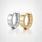 Apex Diamond Hoop – 14K Gold - Adrisya