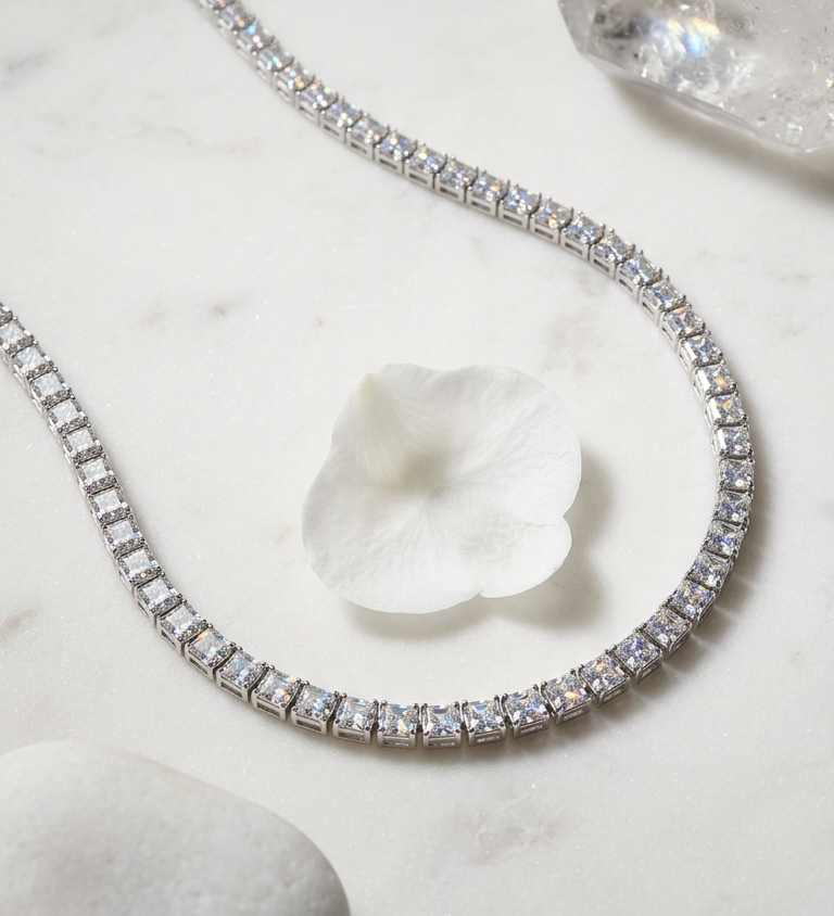 Chroma Radiant Tennis Necklace