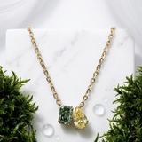 Chroma Bicolour Twinstone Pendant