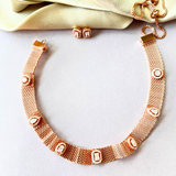 Rose Mesh Necklace