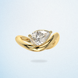 Zehen Band Lab Diamond Ring - 2 Carats