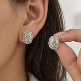 Lumière Green Lab Diamond Studs