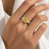 Sun Nova Fancy Yellow Lab Diamond Ring
