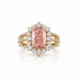 Rosé Pink Lab Diamond Ring