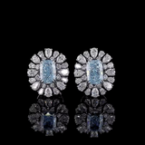 Blue Starburst Studs