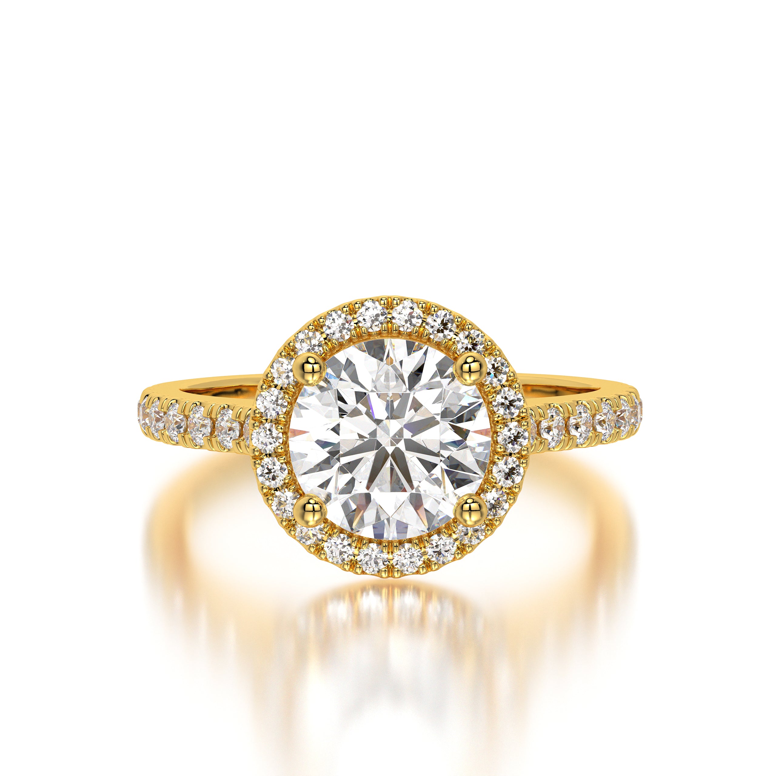 Inara Band Diamond Ring - 2 Carats - Adrisya