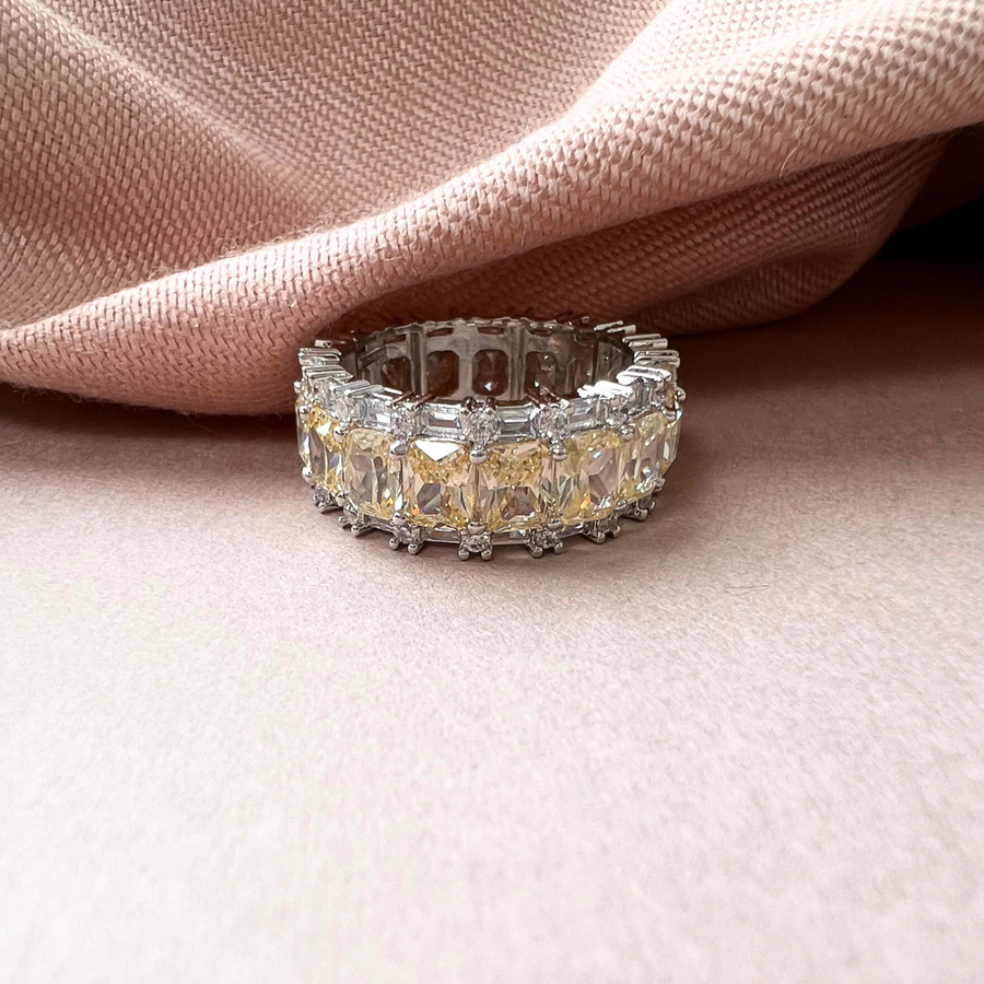 Yellow Jewelry Band - Adrisya - Finger Ring