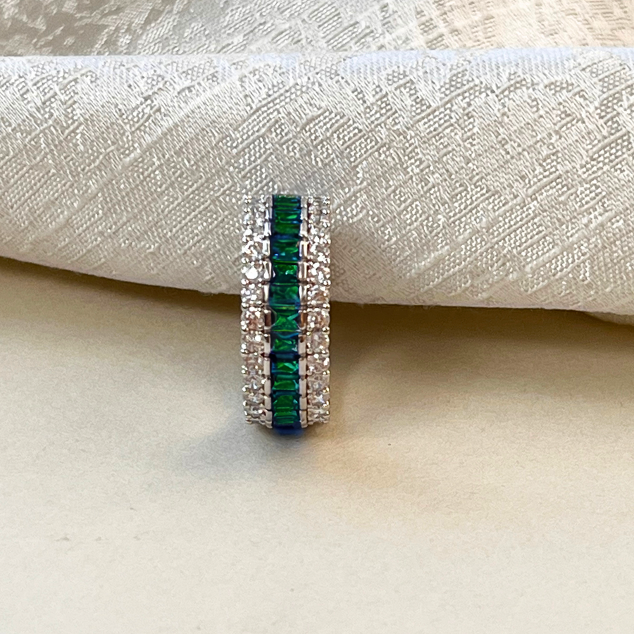 Green Jewelry Band - Adrisya - Finger Ring