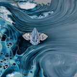 Azure Pear Ring - Adrisya
