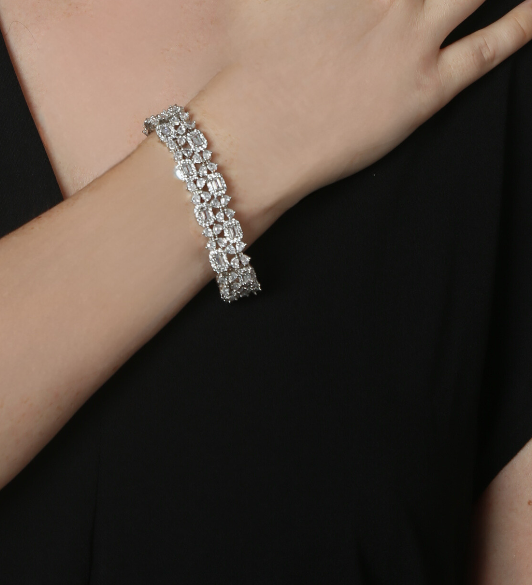 Dazzling Brilliance Bracelet - Adrisya - bangles & bracelets