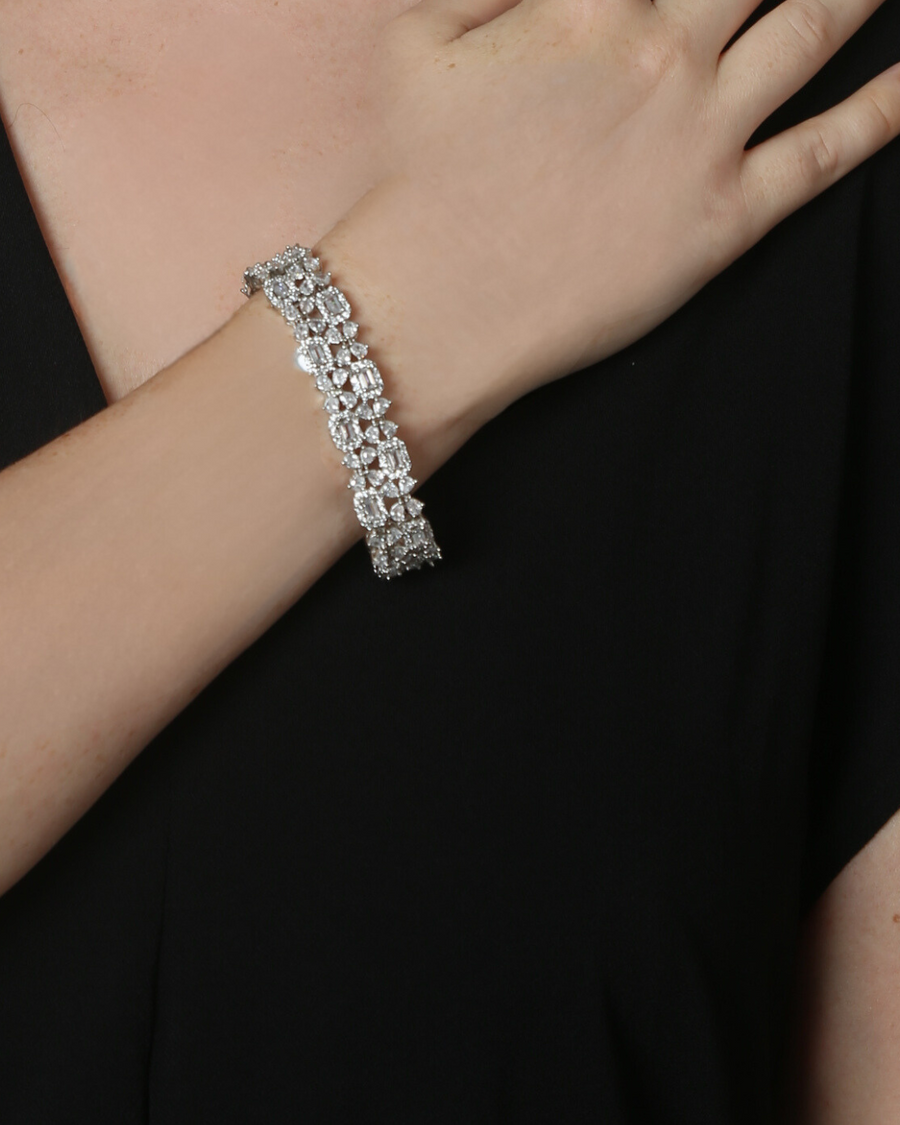 Dazzling Brilliance Bracelet - Adrisya - bangles & bracelets