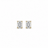 Classic Emerald Cut Lab Diamond Stud Earrings