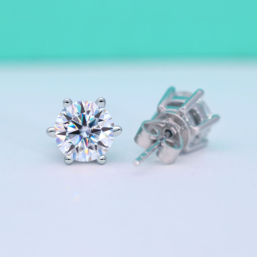 Three-Carat Carbon Diamond Earring - Adrisya - Earrings