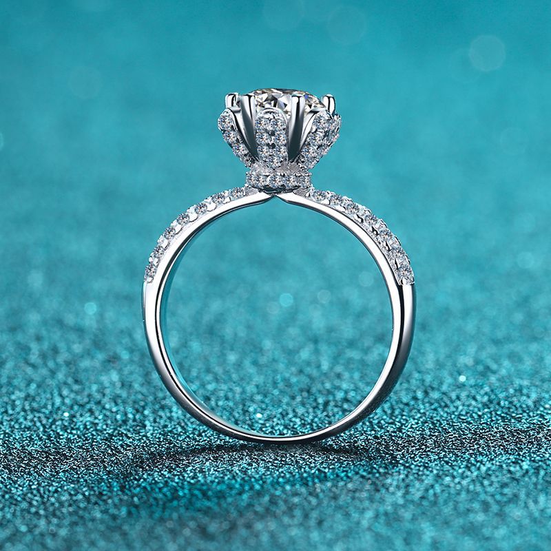 Moissanite Ring: The One-Carat Beauty - Adrisya - Earrings
