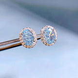 Sky Blue High Carbon Studs