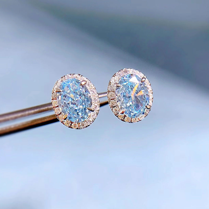 Sky Blue High Carbon Studs