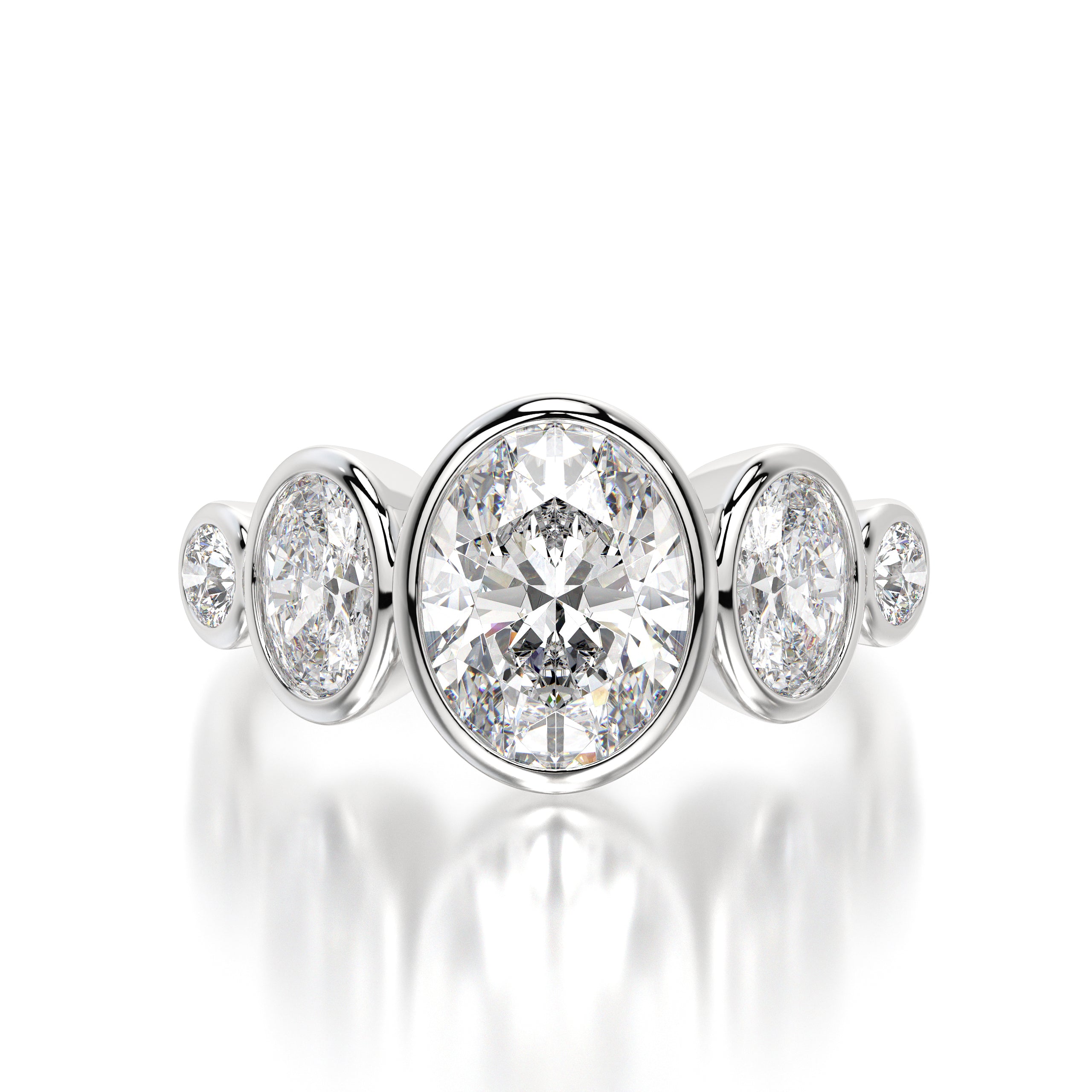 Trilogy Lab Diamond Band - 2.5 Carats