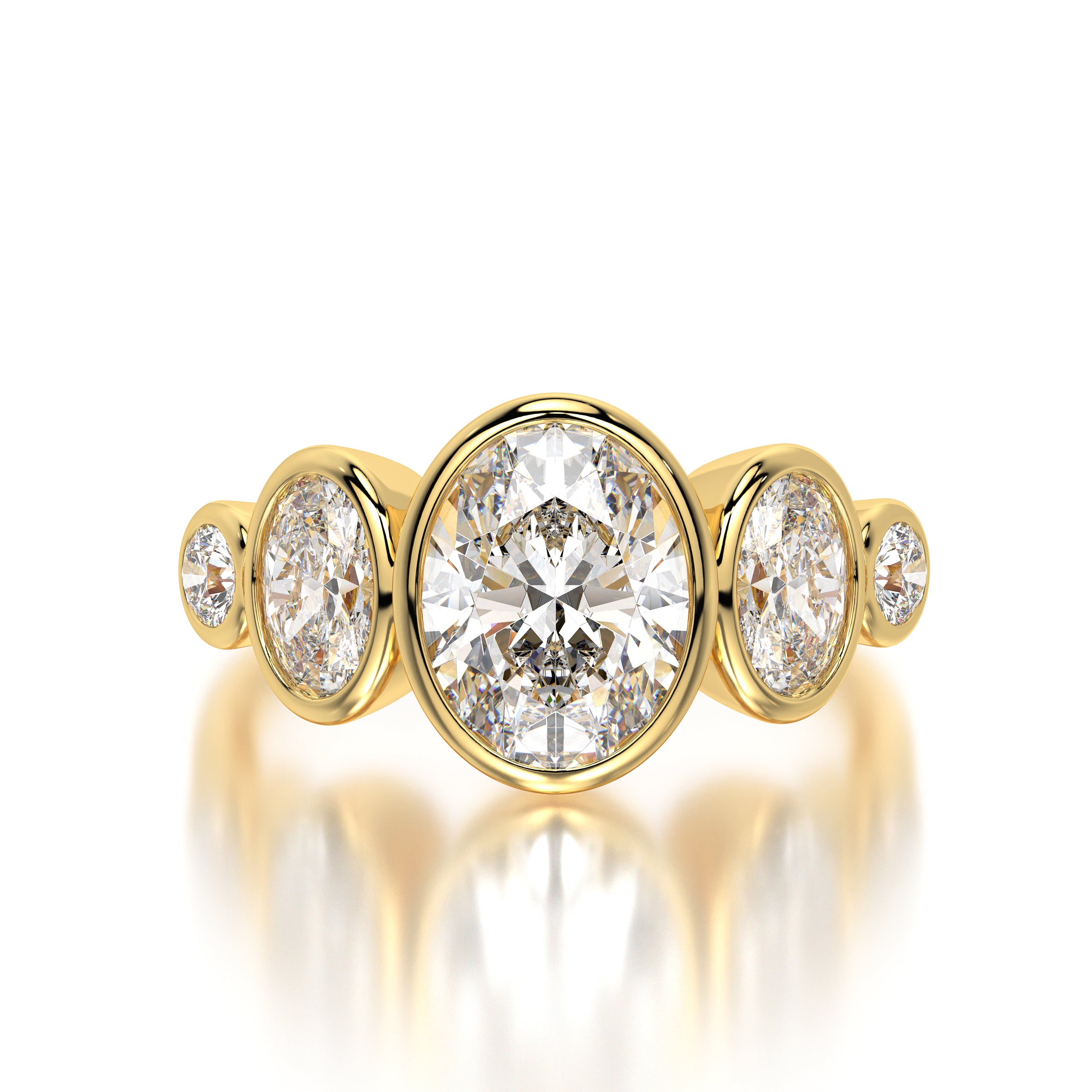 Trilogy Lab Diamond Band - 2.5 Carats