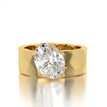 Layali Solitaire Ring - 4 Carat - Adrisya