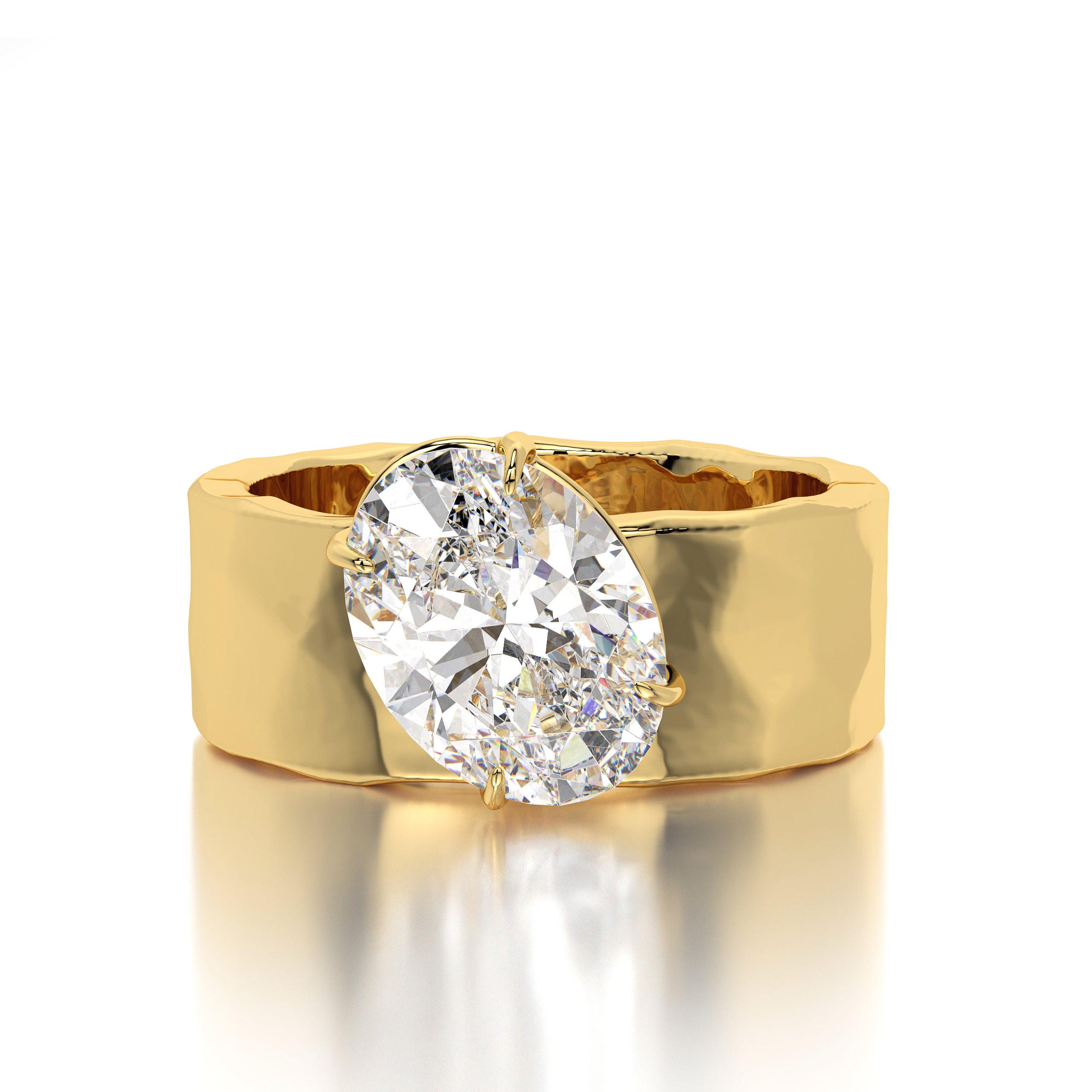Layali Solitaire Ring - 4 Carat - Adrisya