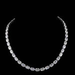 Chroma Oval Diamond Rivière Necklace