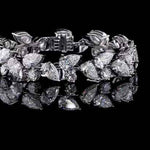 Chroma Pear Diamond Tennis Bracelet