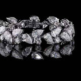 Chroma Pear Diamond Tennis Bracelet