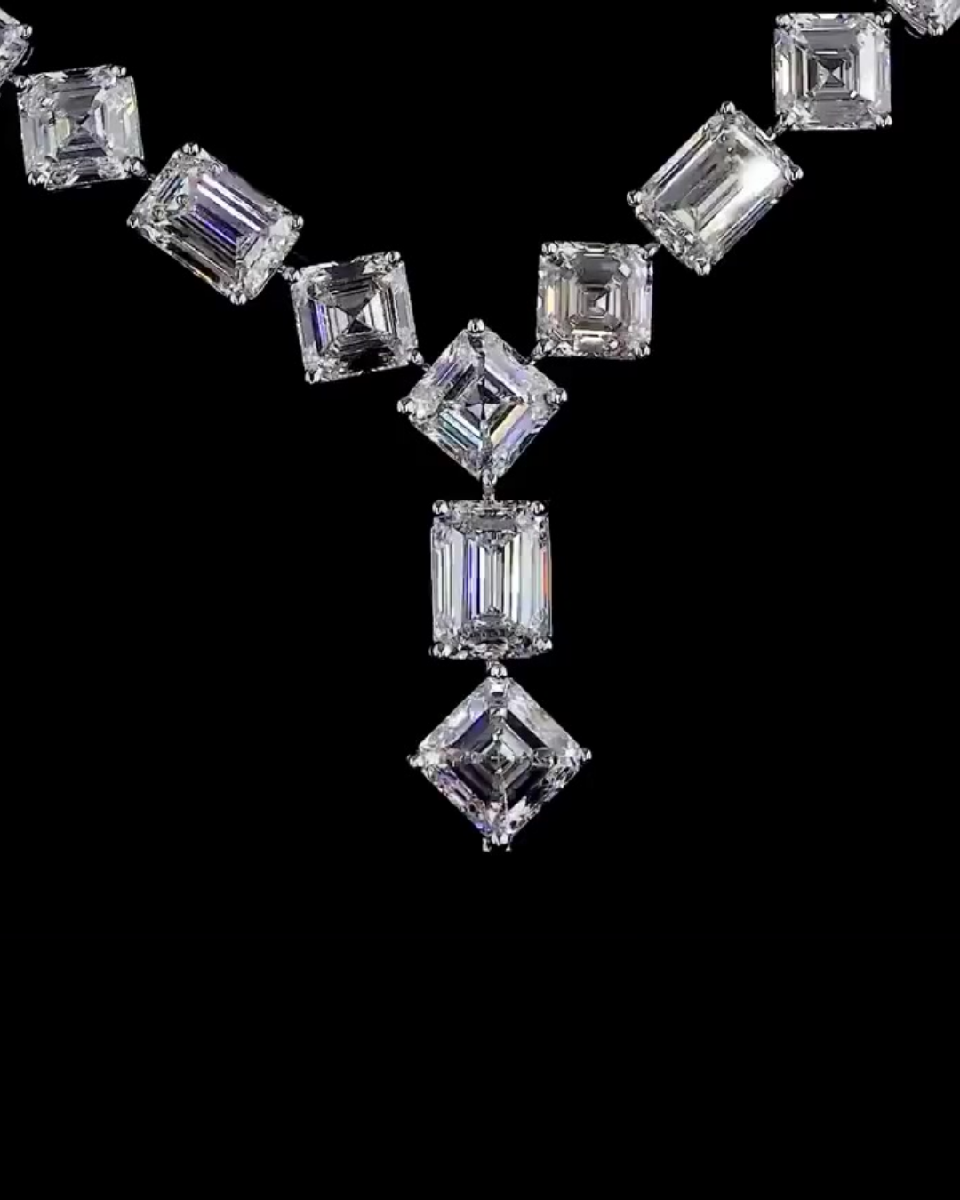 Lumière Éclat - Diamond Tennis Necklace - Adrisya