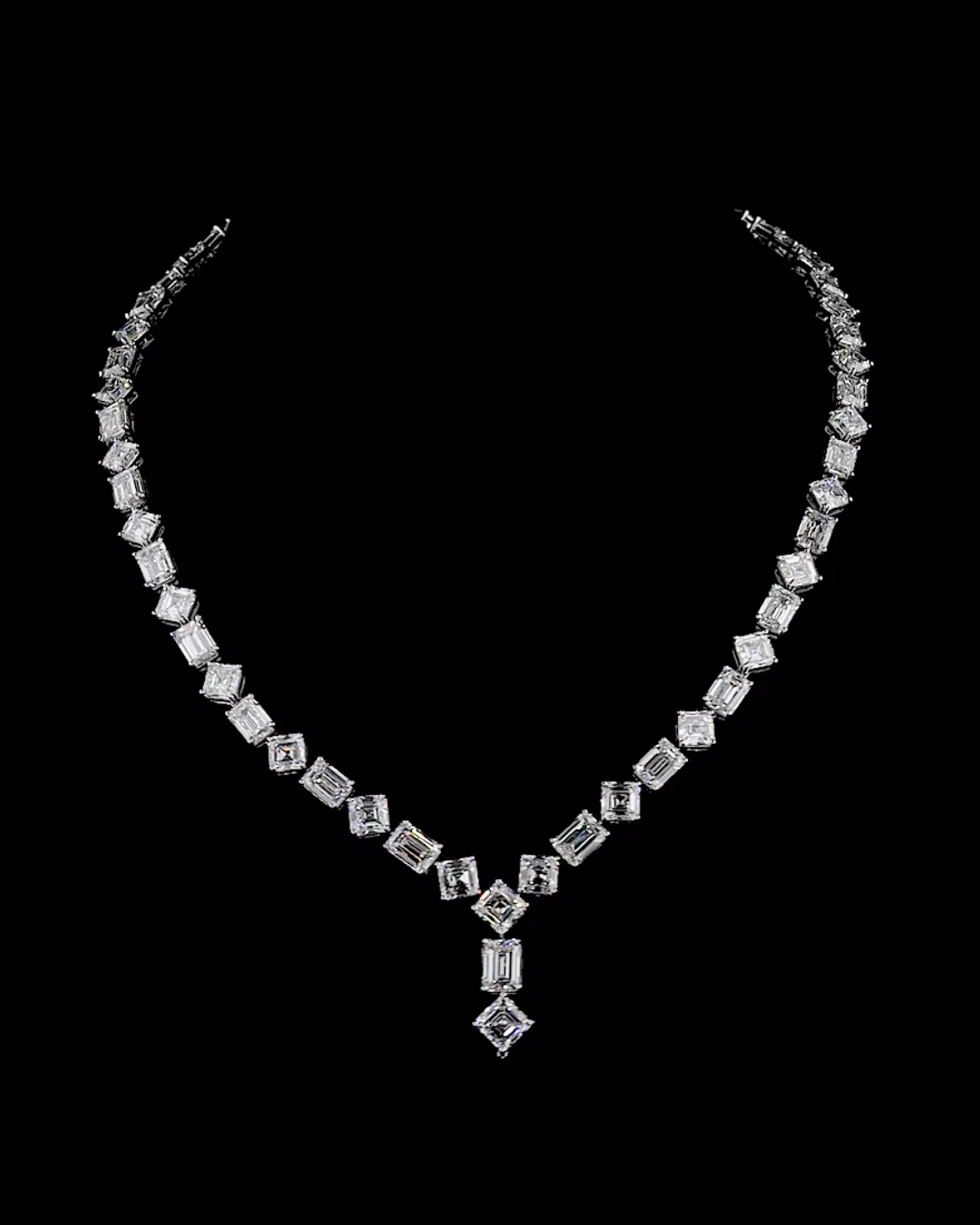Lumière Éclat - Diamond Tennis Necklace - Adrisya