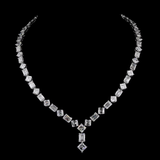 Lumière Éclat - Diamond Tennis Necklace - Adrisya