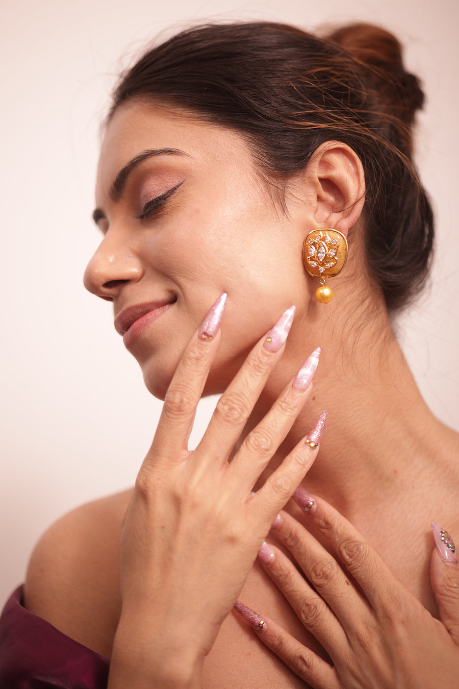 Champagne Aventurine Earrings