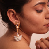 Handcrafted Kundan Earrings