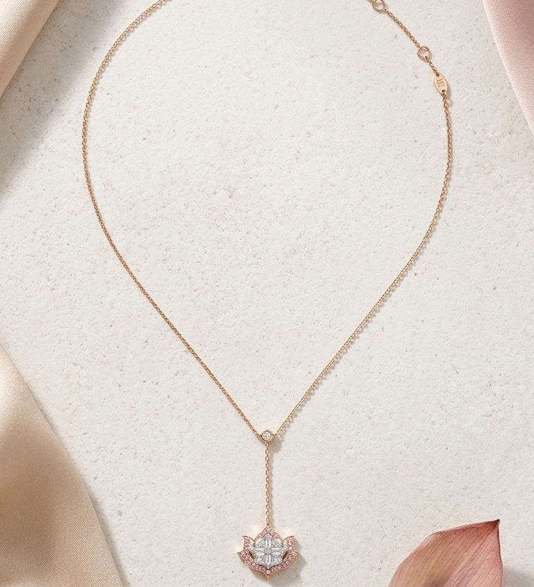 Lotus No. 04 — Blush Pendant